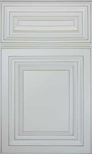 Antique White cabinet finish sample