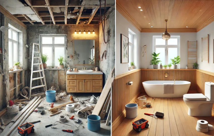 Side-By-Side Comparison Of Diy And Professional Home Renovation